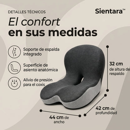 Sientara™ Cojín Ergonómico Premium