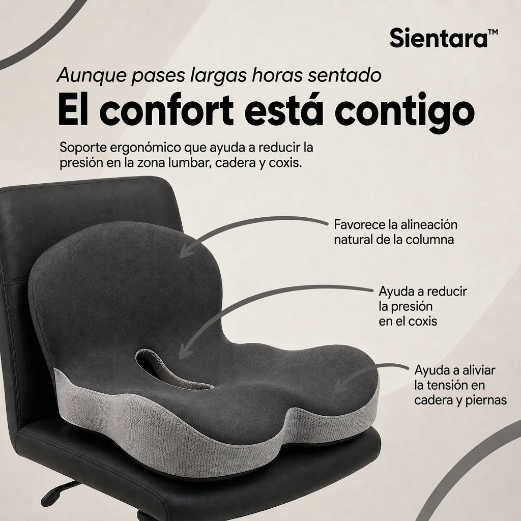 Sientara™ Cojín Ergonómico Premium
